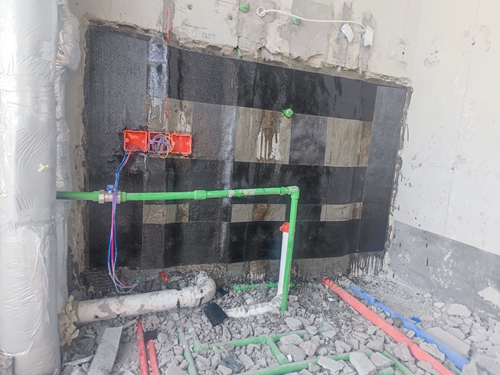 山海湾8号4栋剪力墙局部加固工程